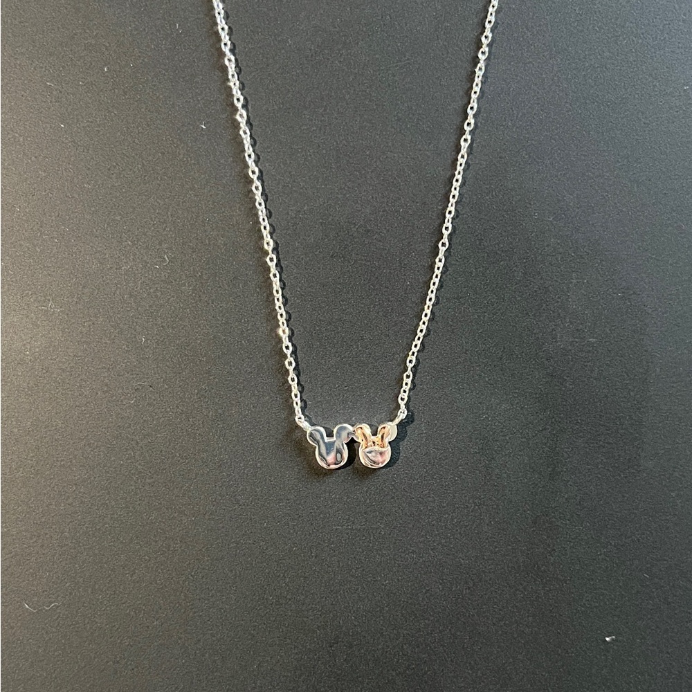 Dainty Mickey/Minnie Necklace